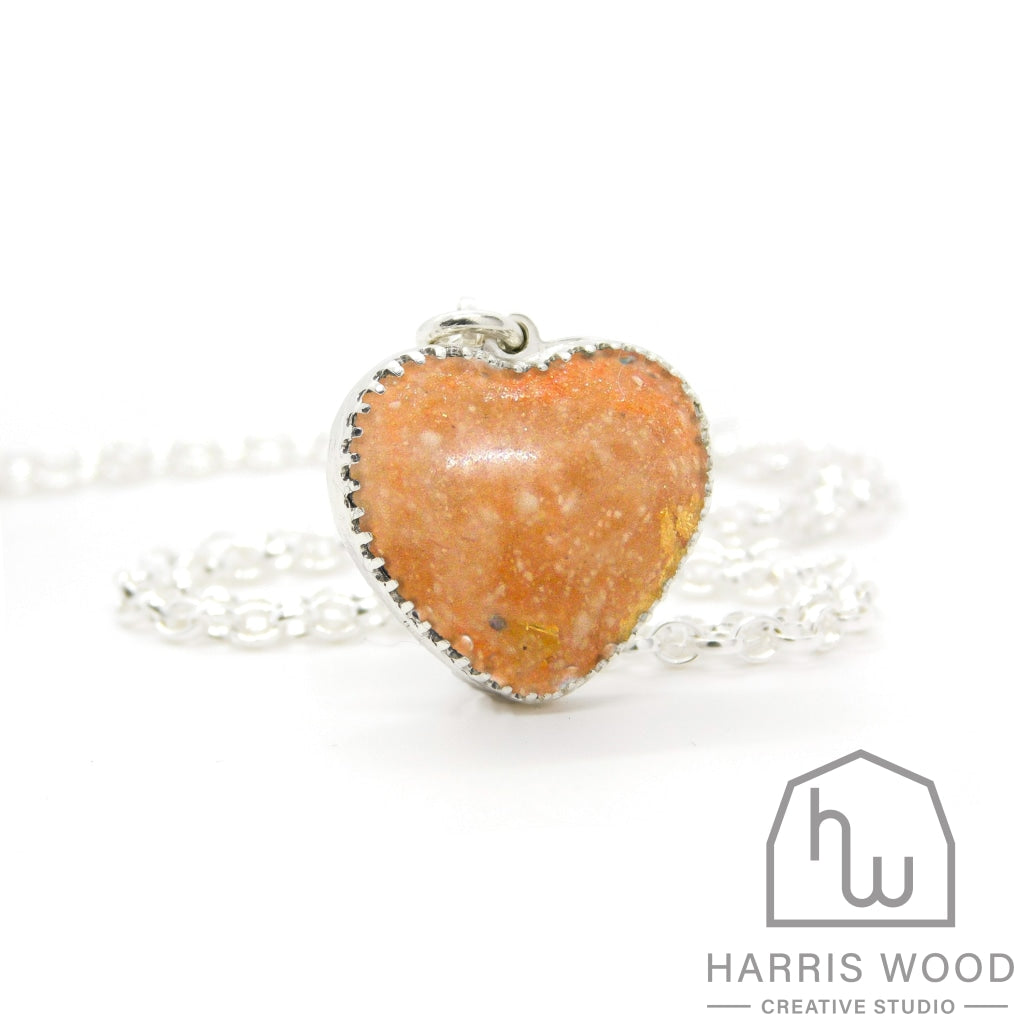Crown Heart Pendants - Harris Wood Creative Studio