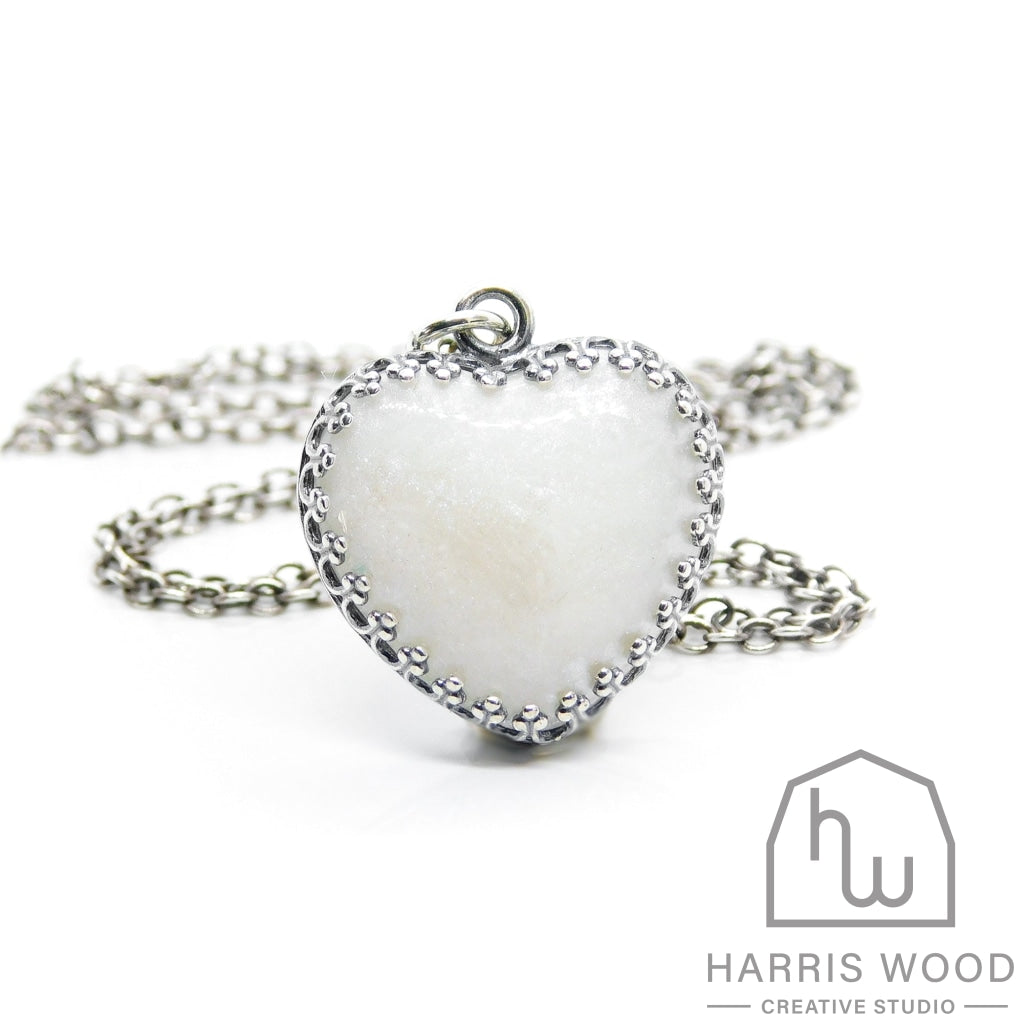 Crown Heart Pendants - Harris Wood Creative Studio