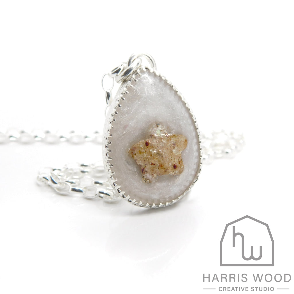 Crown Teardrop Pendants - Harris Wood Creative Studio
