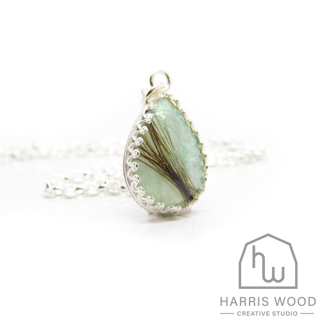 Crown Teardrop Pendants - Harris Wood Creative Studio