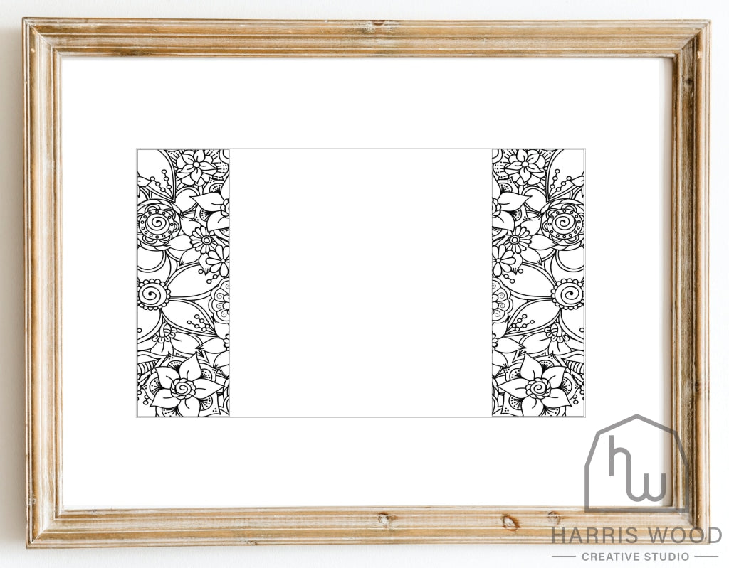 Double Edge Floral design - Harris Wood Creative Studio