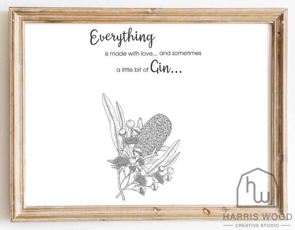 Everything is made with love - Harris Wood Creative Studio