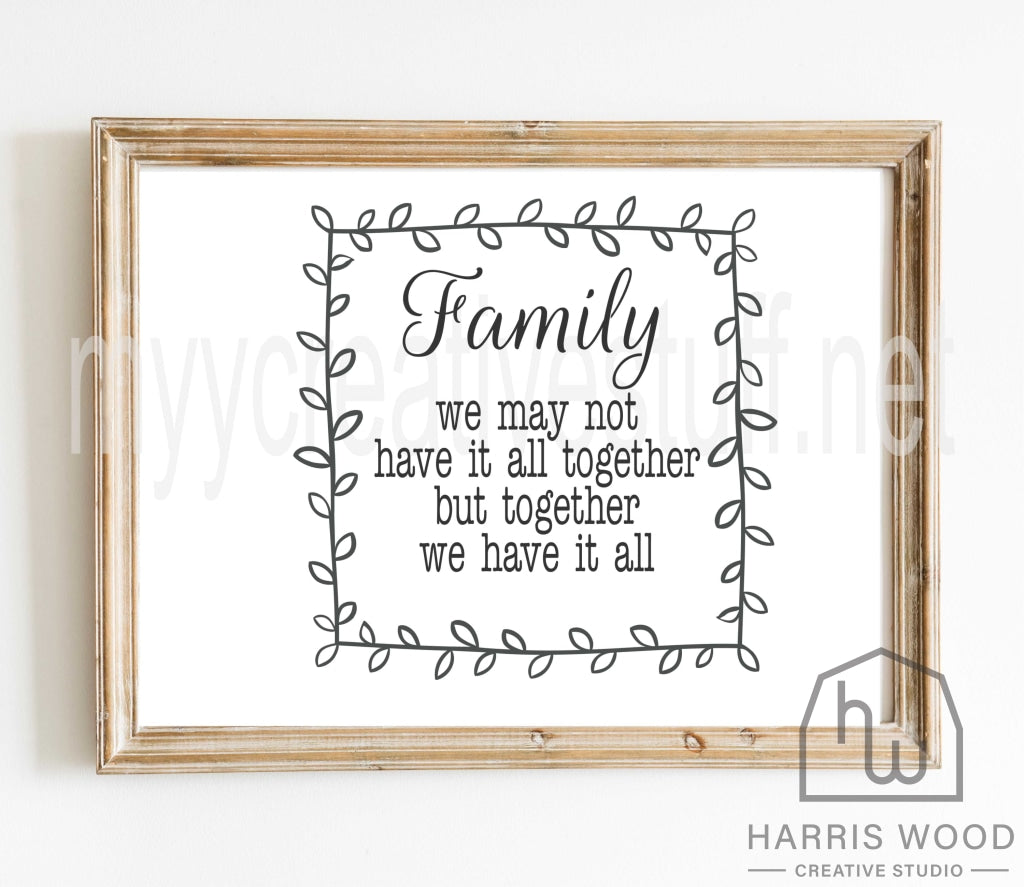 Family Have It All - Design - Harris Wood Creative Studio