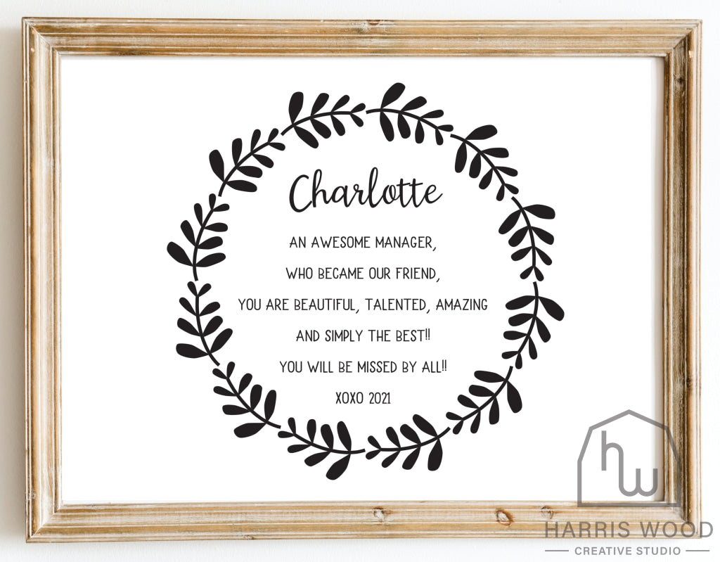 Farewell Design - Harris Wood Creative Studio