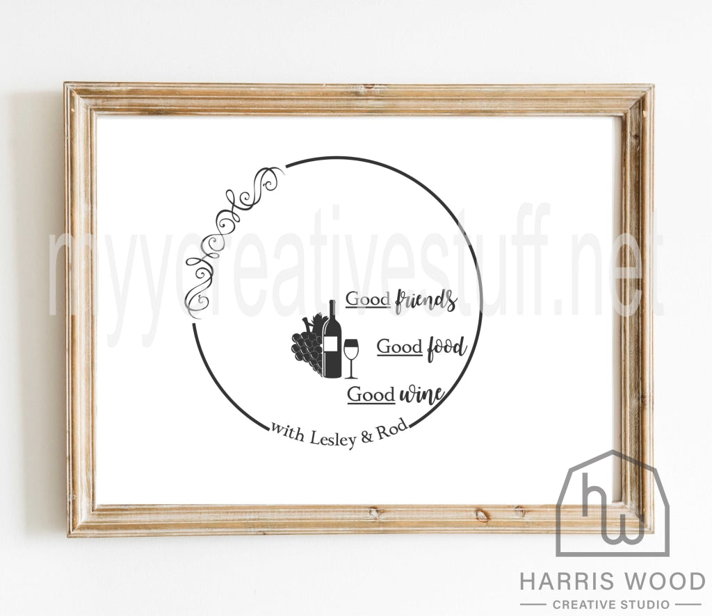 Good Food Friends Design 2 - Harris Wood Creative Studio