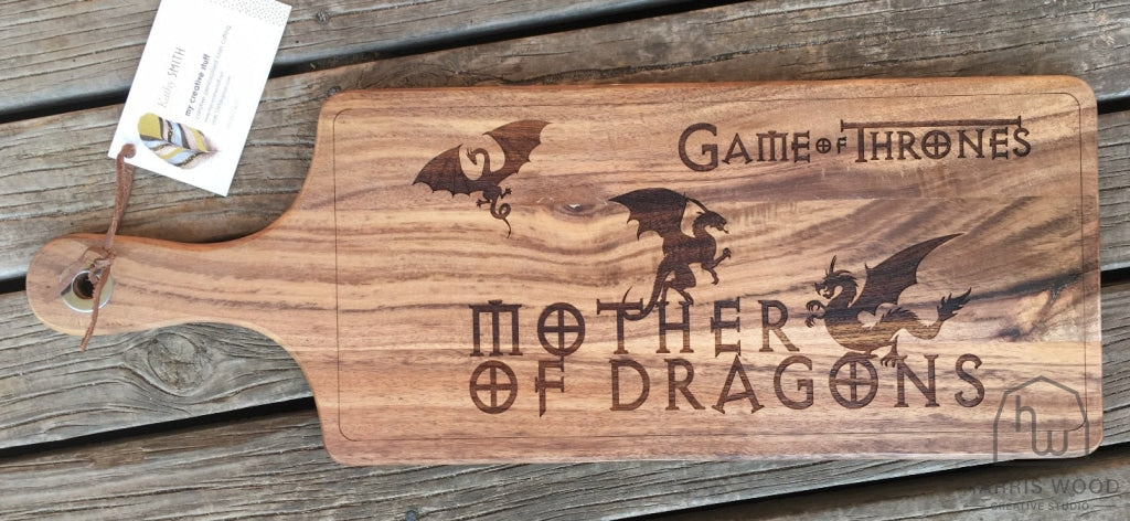 GoT - Mother of Dragons design - Harris Wood Creative Studio