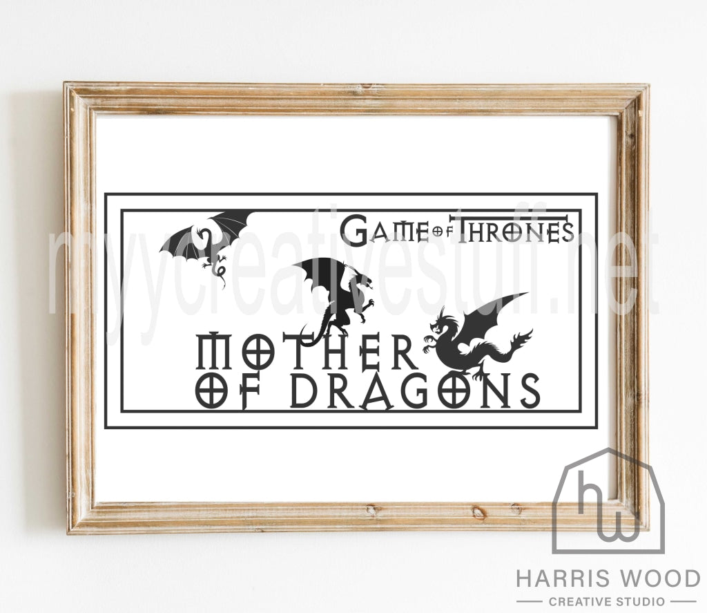 GoT - Mother of Dragons design - Harris Wood Creative Studio