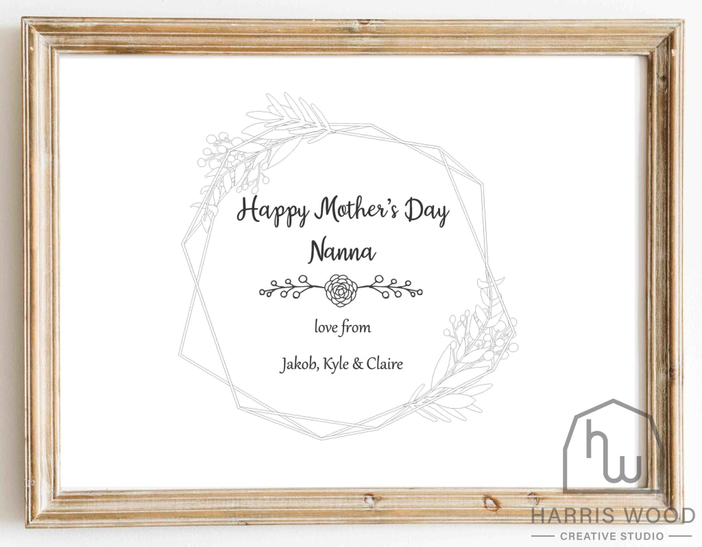 Happy Mothers Day design - Harris Wood Creative Studio