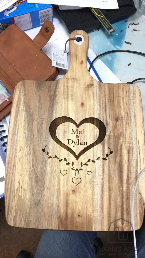 Heart Couples Design - Harris Wood Creative Studio