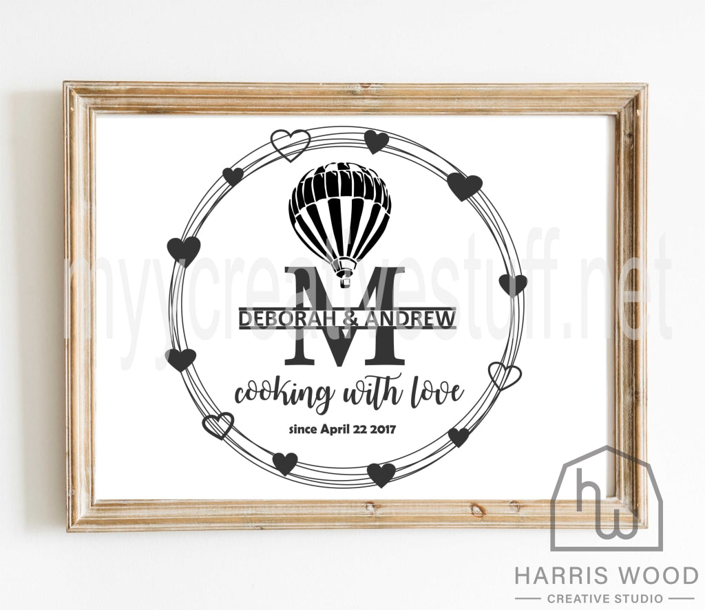 Hot Air Balloon Design - Harris Wood Creative Studio