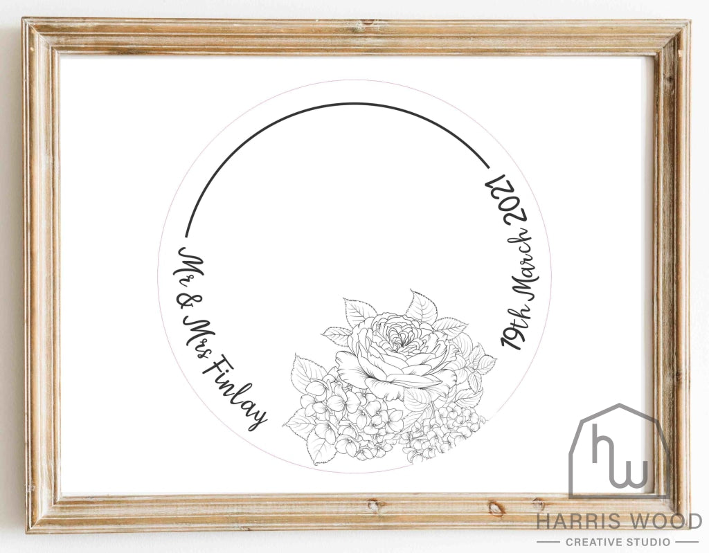 Hydrangeas 1 design - Harris Wood Creative Studio