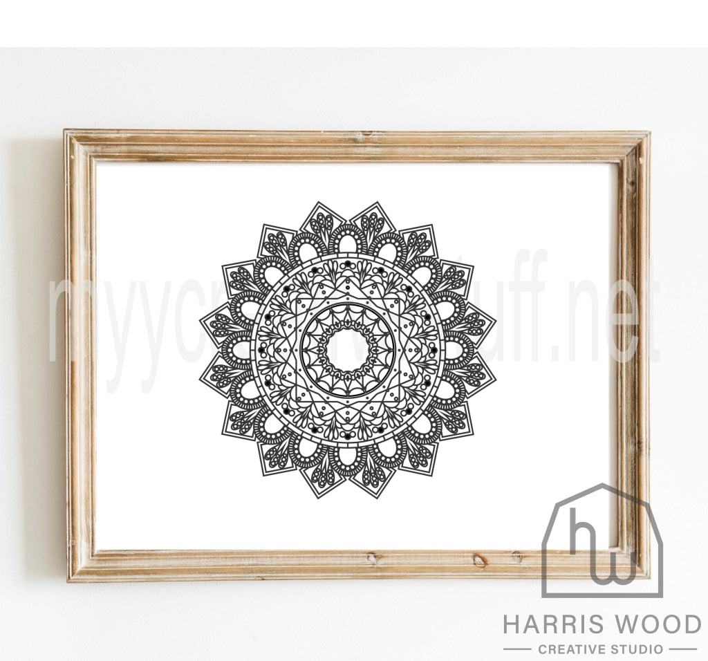 Mandala 1 Design - Harris Wood Creative Studio