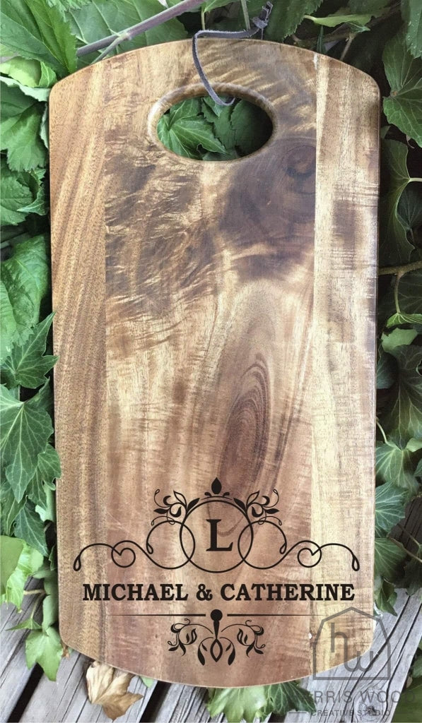 Monogram Couple Design - Harris Wood Creative Studio