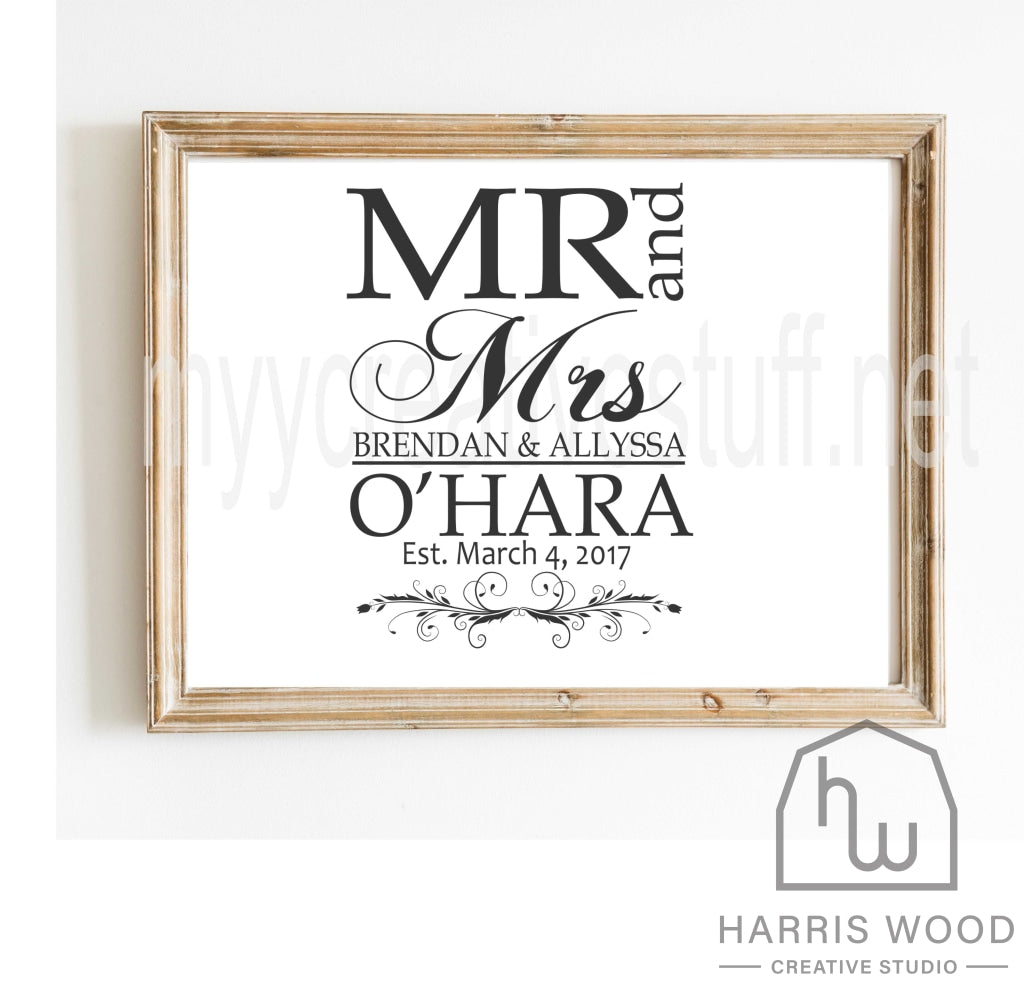 Mr and Mrs OHara Design - Harris Wood Creative Studio