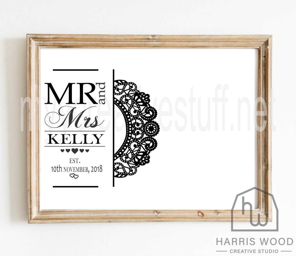 Mr &amp; Mrs Doiley Design - Harris Wood Creative Studio