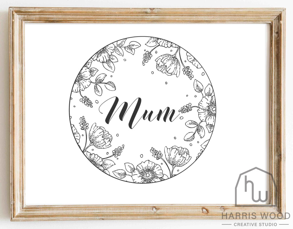 Mum Floral design - Harris Wood Creative Studio