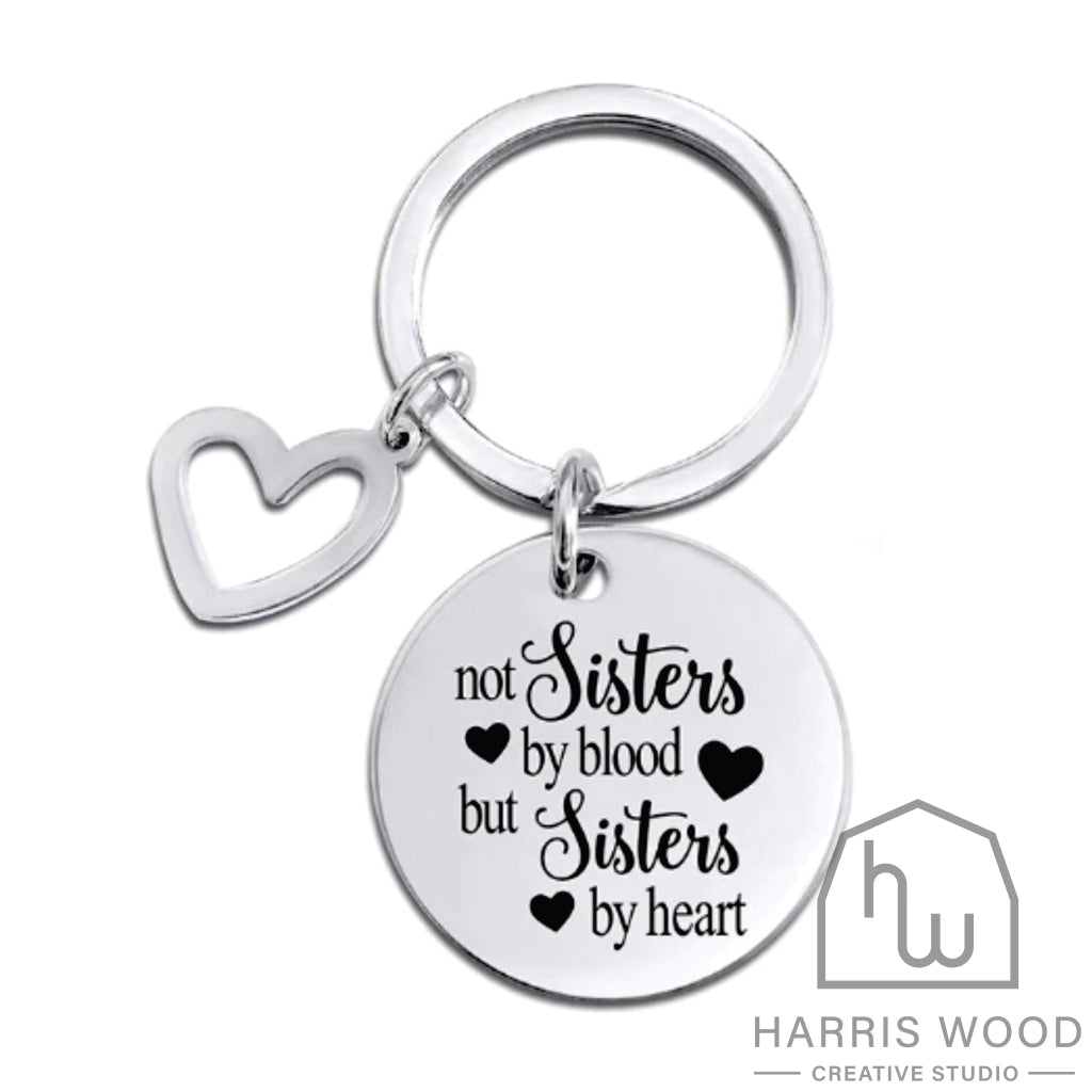 Not Sister By Blood Keytag