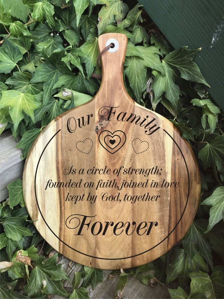 Our Family Is A Circle of Strength - Design - Harris Wood Creative Studio