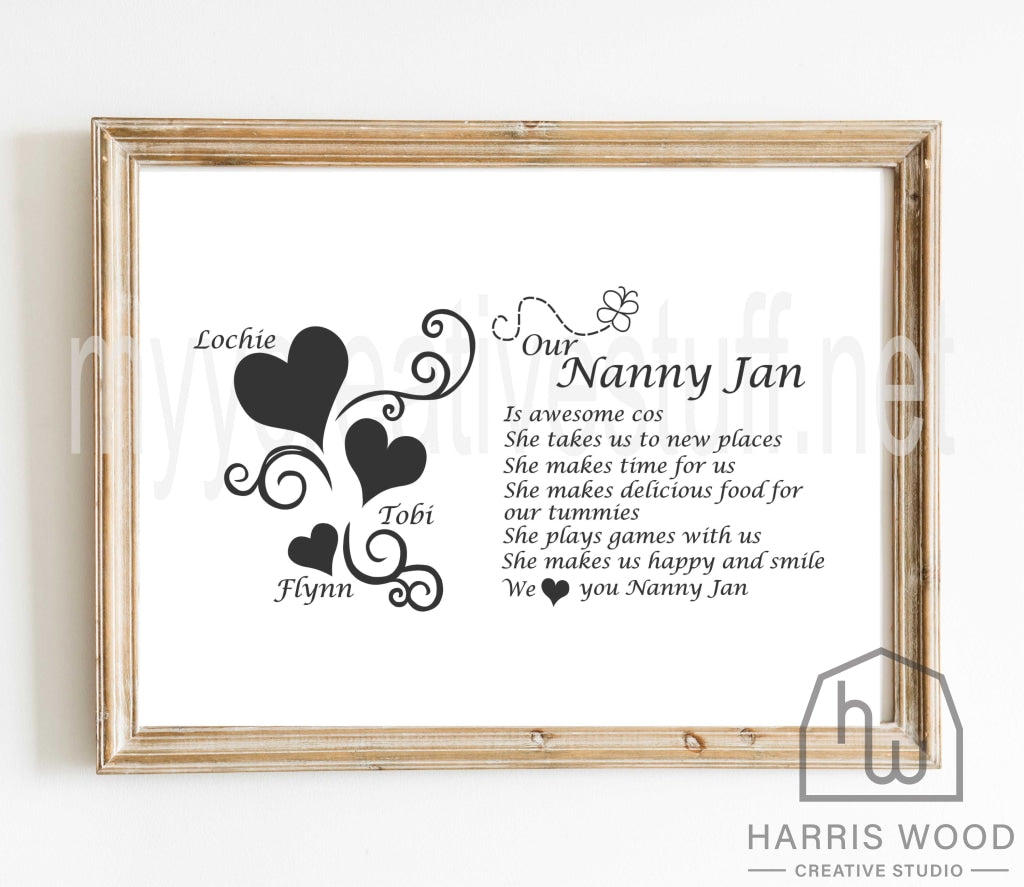 Our Nanny Design - Harris Wood Creative Studio