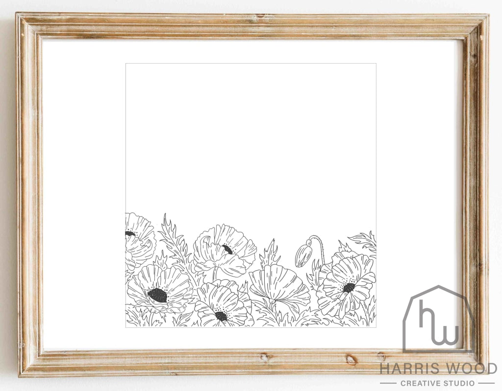 Poppy Floral design - Harris Wood Creative Studio