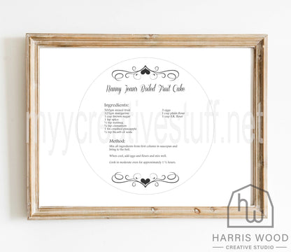 Recipe Board 1 - Harris Wood Creative Studio