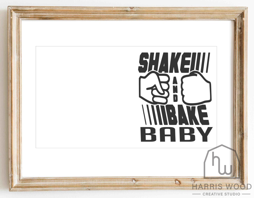 Shake and Bake design - Harris Wood Creative Studio
