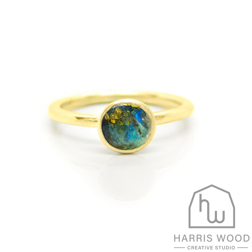 Solid Gold Ayla Ring 18Ct Yellow Gold
