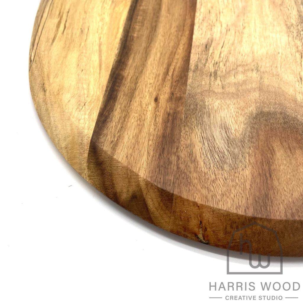 Stanley Rogers Ellipse Acacia Wood Oval Paddle Board 55 x 31cm - Harris Wood Creative Studio