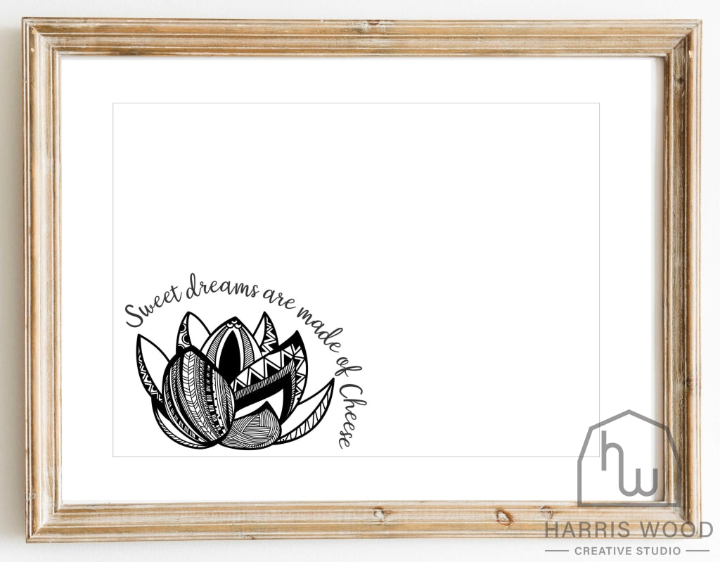 Sweet Dreams Lotus Flower - Harris Wood Creative Studio