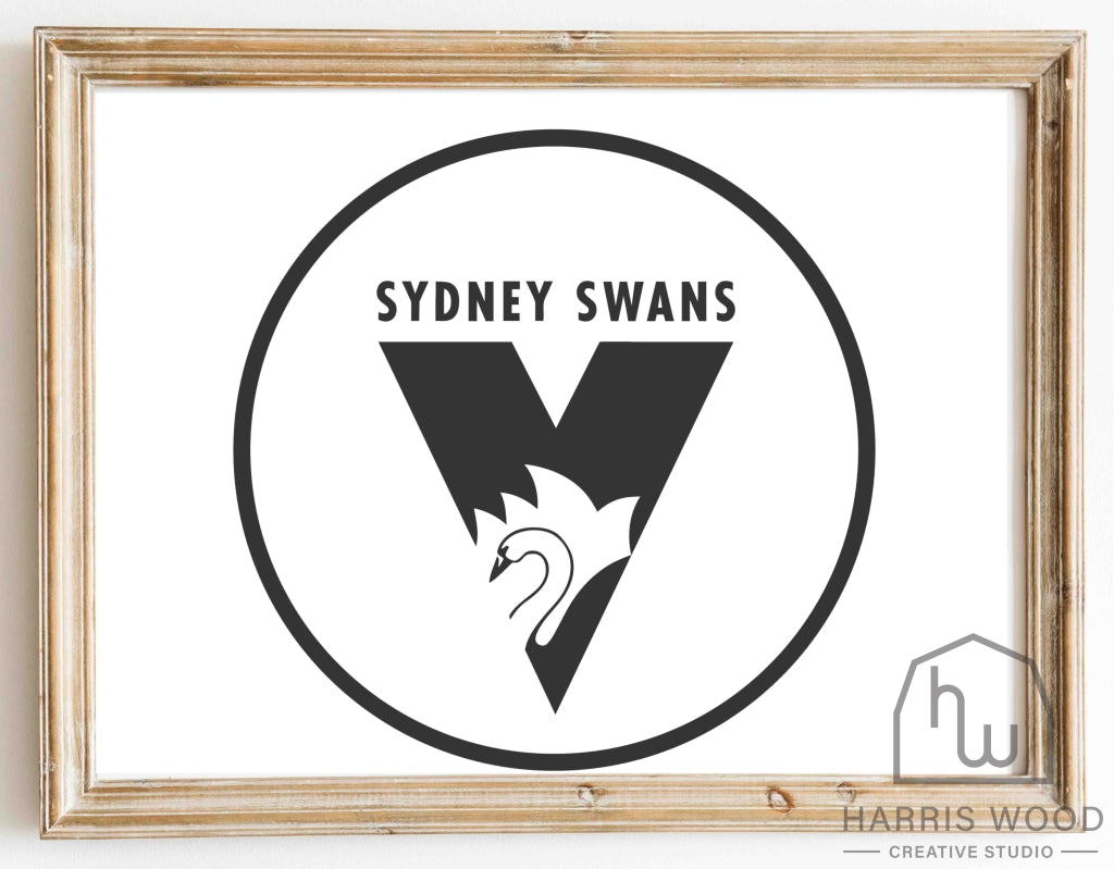 Sydney Swans design - Harris Wood Creative Studio