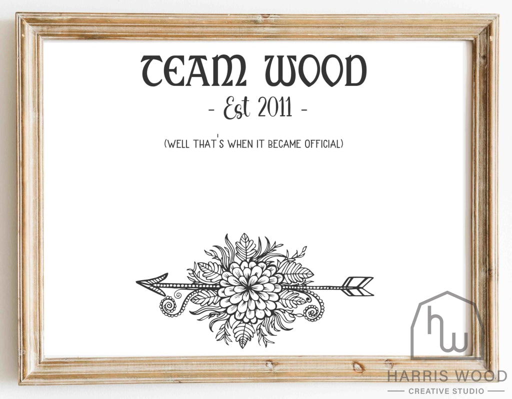 Team Wood - Floral - Harris Wood Creative Studio