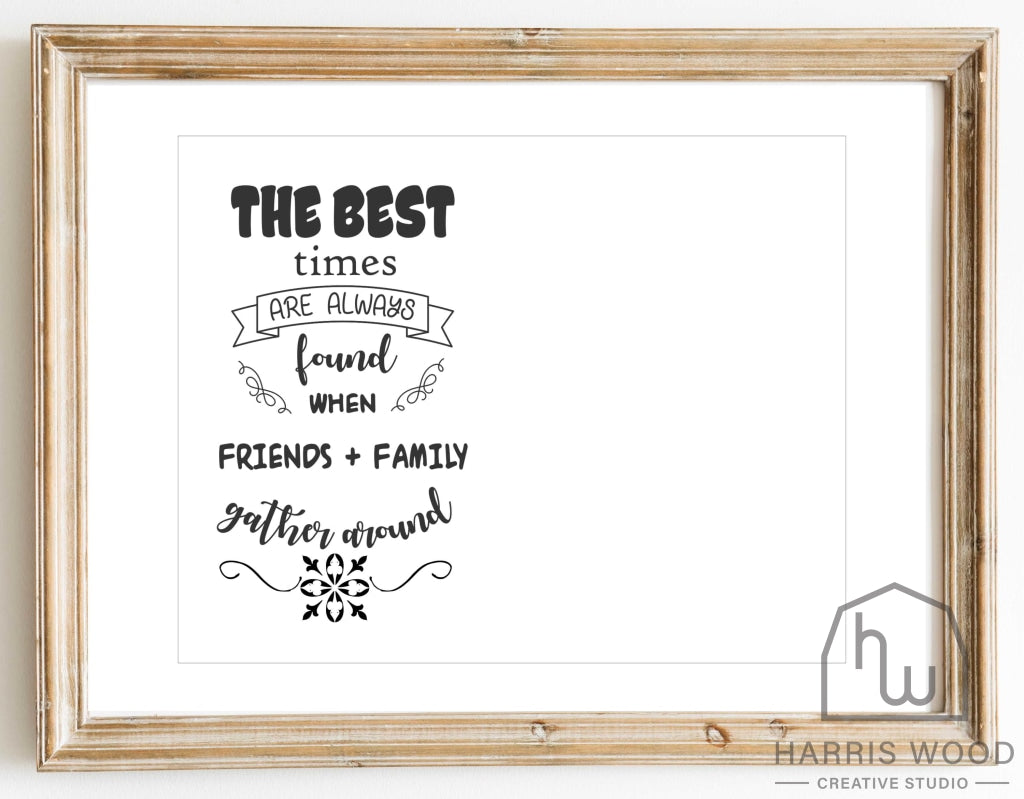 The Best Times design - Harris Wood Creative Studio