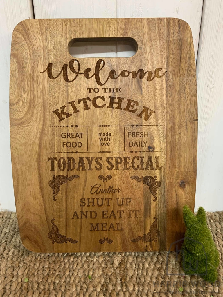Welcome Menu Design - Harris Wood Creative Studio