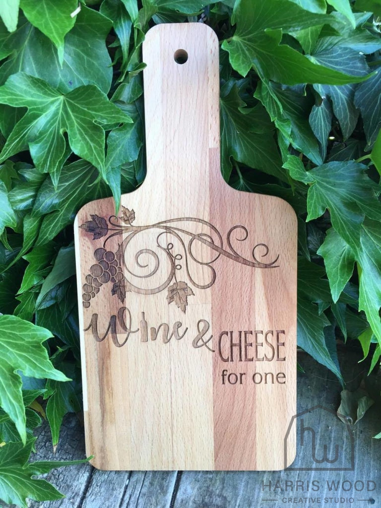Wine &amp; Cheese for one - Harris Wood Creative Studio