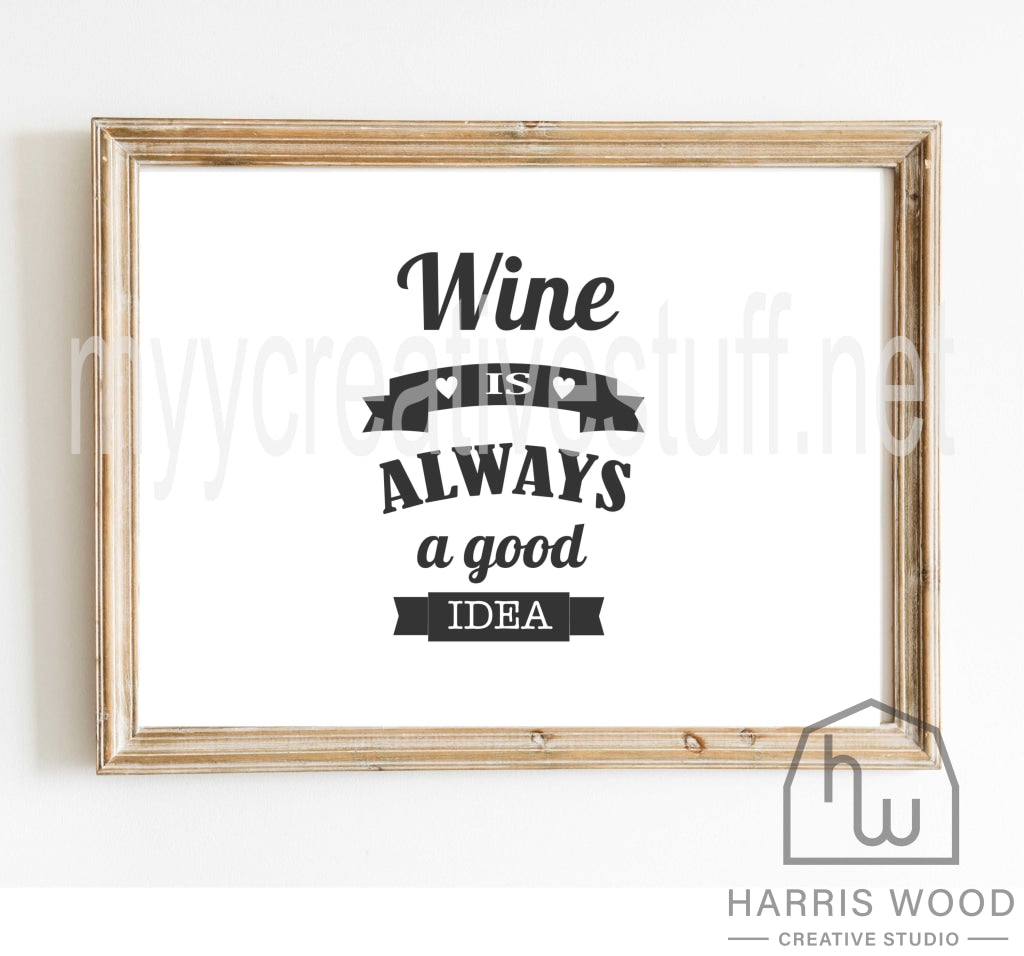 WINE is always Design - Harris Wood Creative Studio